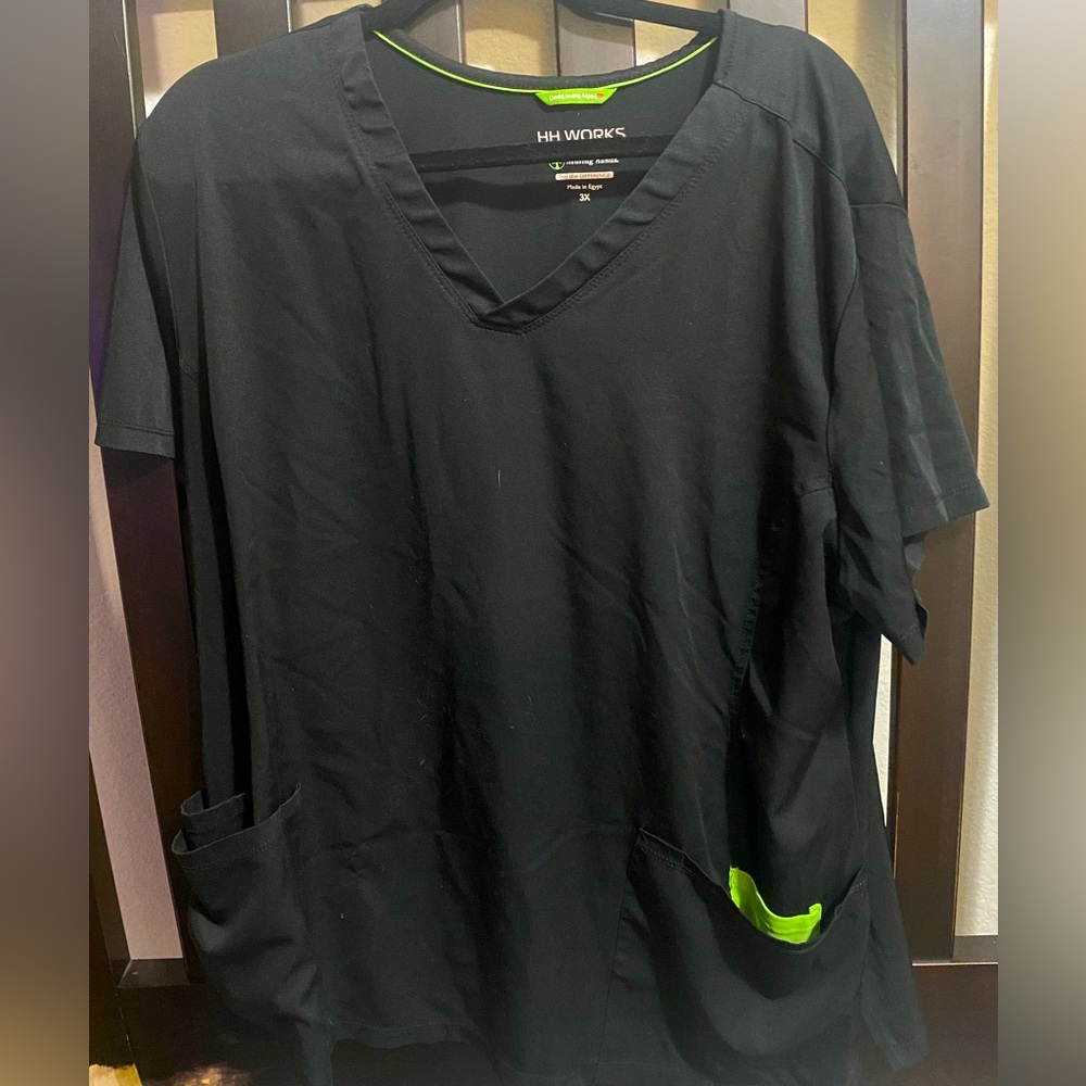 Helping hands scrub top